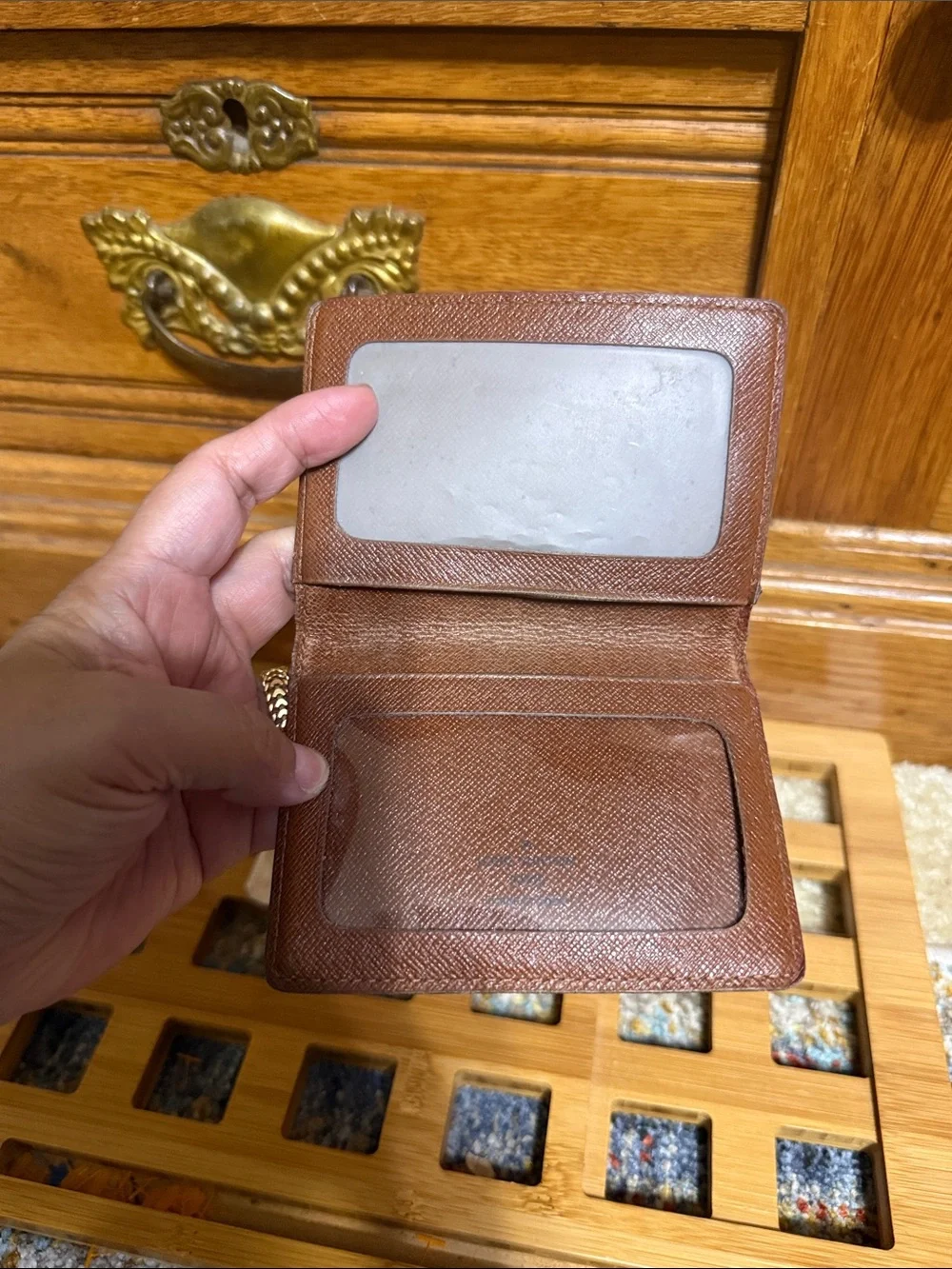 Louis Vuitton Brown Monogram Canvas Money Clip